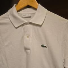 LACOSTE 半袖ポロシャツ ホワイト サイズ2のサムネイル