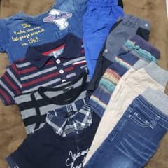男児夏服まとめ売り、パンツ100㎝、Tシャツ110㎝のサムネイル