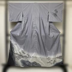 No.3229 未使用シリーズ正絹本場大島紬訪問着 証紙 美品 - メルカリ