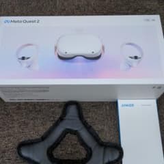 oculus quest 2 128gb　レシート ケーブルヘッドバンド付きのサムネイル