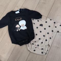 秋冬ベビー服　2枚セットのサムネイル