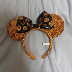 東京ディズニーリゾート スパンコール カチューシャ オレンジのサムネイル