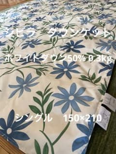丸洗い可【シビラ】羽毛肌掛布団 ダウンケット（150×210）カンポ