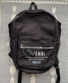 JENNI 黒 リュック メッシュポケット付きのサムネイル