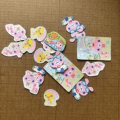 平成レトロ フレークシール まとめ売り レア ハムスター パンダ