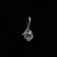 遺品整理　ネックレストップ　ダイヤ？ 245遺品整理品 ペンダントトップ s925 ダイヤ系 ジルコニア？ ガラス