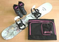 ■■送料無料■COSMICSURF■女性用スノボセット■板139靴24■BOA■ □□送料無料□COSMICSURF□女性用スノボセット□板139靴24□BOA