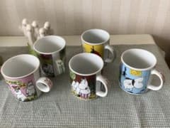 小さなムーミンマグカップ5個SETです。のサムネイル
