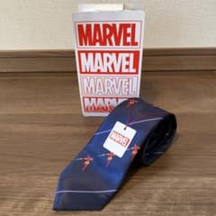 MARVEL アイアンマン ネクタイ ネイビー　紺　ギフトボックス付のサムネイル