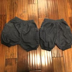 かぼちゃパンツ　双子セット　サイズ120  記名ありのサムネイル
