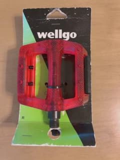 【値下げしました】Wellgo ウェルゴ B109P ペダル　レッドのサムネイル