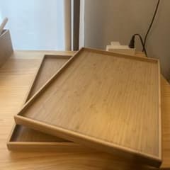 無印良品　竹製収納ボックスのフタ ×2コのサムネイル