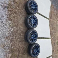 (値下げ受付中)ADVAN Racing RZII　タイヤホイールセットのサムネイル