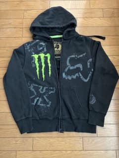 モンスターエナジー FOX RACING パーカー M 超激レアのサムネイル