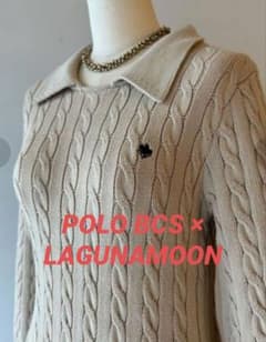 【POLO×LAGUNAMOON】ニットワンピースのサムネイル