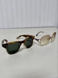 Ray-Ban サングラス&YSL メガネフレームの2本セットのサムネイル