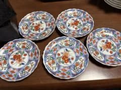 有田焼 古伊万里色絵 皿 5枚セット 木箱入り 第一陶器 - メルカリ