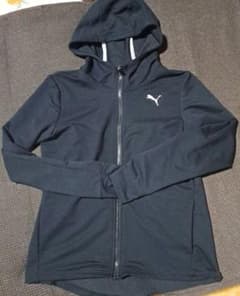 PUMA ジップアップパーカー ブラック 582947-01のサムネイル