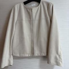 ROPÉ PICNIC フェイクスエード ジップジャケット ベージュ 40のサムネイル