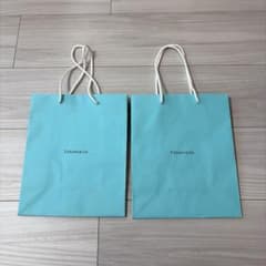 Tiffany & Co. ショップ袋 2枚セット - メルカリ