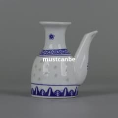 中国 景徳鎮 青花玲瓏磁器徳利 分酒器 装飾品 工芸品 置物 - メルカリ
