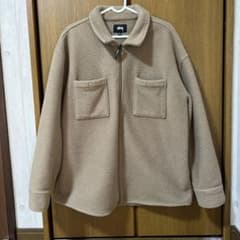 Stussy ベージュ フリースジャケット Sのサムネイル
