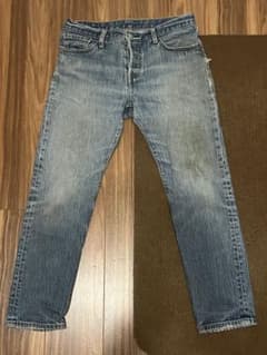 Levi's 501CT デニムパンツ テーパード 色落ち ブルー 古着のサムネイル