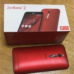 【Chris様専用】ASUS zenfone2 red simフリー 32GBのサムネイル