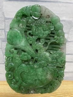 中国天然特大翡翠摆件 本物保証 清代 民国 古董品 美術品 中国天然特大翡翠摆件 本物保証 清代 民国 古董品 美術品 - メルカリ