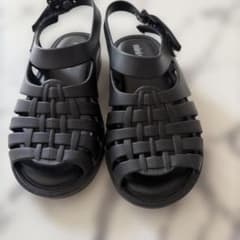 mini melissa キッズ サンダル ブラック 15.5cmのサムネイル