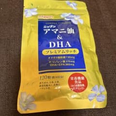 nippn アマニ油＆DHA プレミアムリッチ 120粒のサムネイル