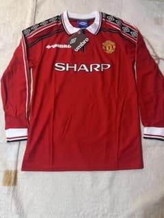 【新品未使用】UMBRO マンチェスターユナイテッド 94-96 ホーム 長袖 新品！マンチェスターユナイテッド 96-97 ユニフォーム UMBRO 長袖