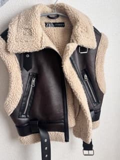 zara ボアベストのサムネイル
