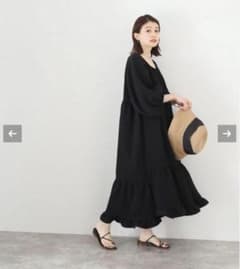 THE SHINZONEブラックロングワンピースのサムネイル