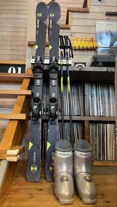 カービングスキー板hart 大人男性ジュニア子供138cmセット美品中学生