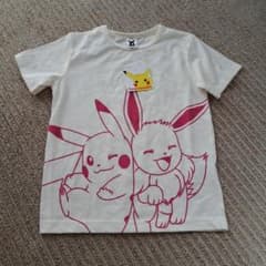 ピカチュウ イーブイ Tシャツ未使用のサムネイル