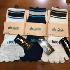 LOGOS ロゴス　5本指ソックスのサムネイル