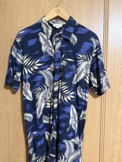 DIESEL アロハシャツ M ネイビーのサムネイル