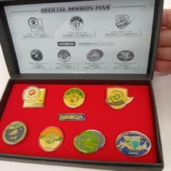 【希少】NASDA OFFICIAL MISSION PINS ピンバッジセットのサムネイル