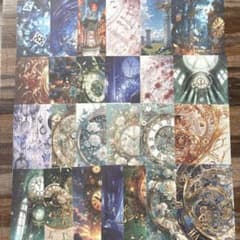 コラージュ 25枚 セット まとめ 素材 日記 紙もの おすそ分け 時計