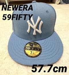 美品！NEW ERA 59FIFTY 水色　light blueのサムネイル
