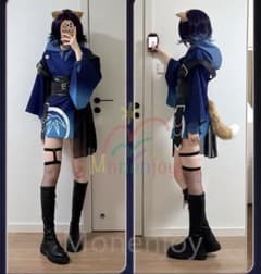超かぐや姫 酒寄彩葉 コスプレ衣装 狐耳 尻尾 - メルカリ