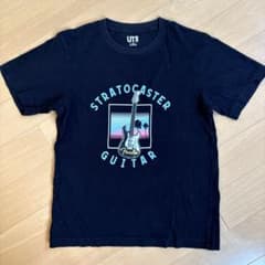 UNIQLO UT Fender Stratocaster Tシャツ　X S 黒のサムネイル