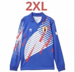 2XLサイズ 復刻 adidas サッカー日本代表 ユニフォーム 1993ドーハ