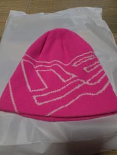 NEW ERA ニット帽 ビーニー ピンクのサムネイル