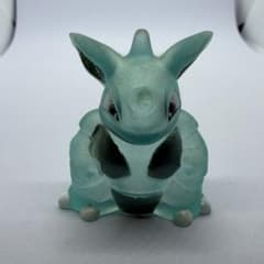 【レア✨】ポケモンキッズ 1996年初期品 4個　指人形　ソフビ 初代 ポケモンキッズ ニドキング クリア 指人形 ソフビ フィギュア