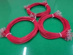 日本製線　CAT5e細径パッチコード568Ｂ　1.5m　 赤　30本のサムネイル
