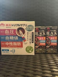 森永 トリプルサプリ 30本 トリプルBLACK 2本 セットのサムネイル