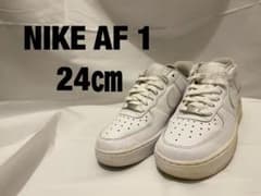 ナイキ エアフォース1 ロー ホワイト 24㎝ - メルカリ