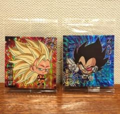 ドラゴンボール シール 孫悟空 ベジータ 2枚セットのサムネイル